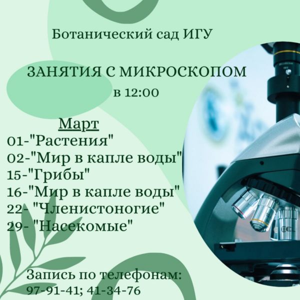 "Мир под микроскопом"