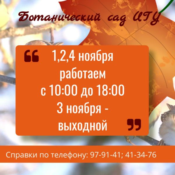 Расписание