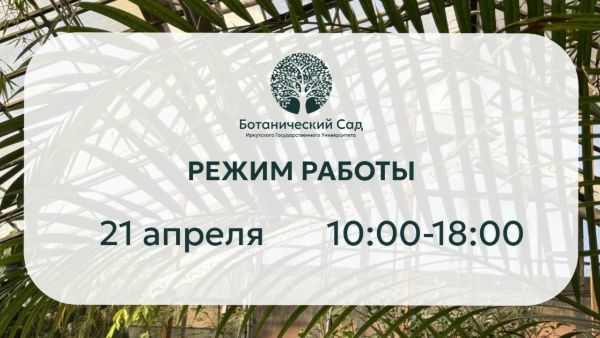 График работы на 21 апреля